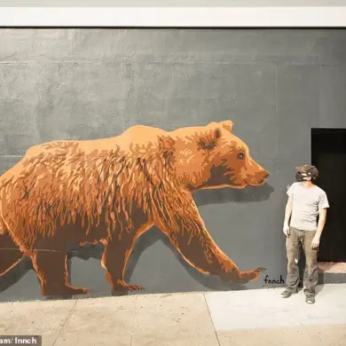Iconic Painted Lady's Interior Transforms into Art Exhibit, Contrasting Vibrant Exteriors