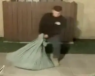 Surveillance Footage Captures Husband Dragging Wrapped Object Hours Before Wife's Disappearance